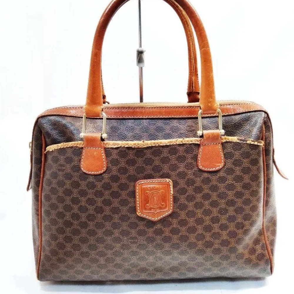 Celine Brown and Tan Handbag